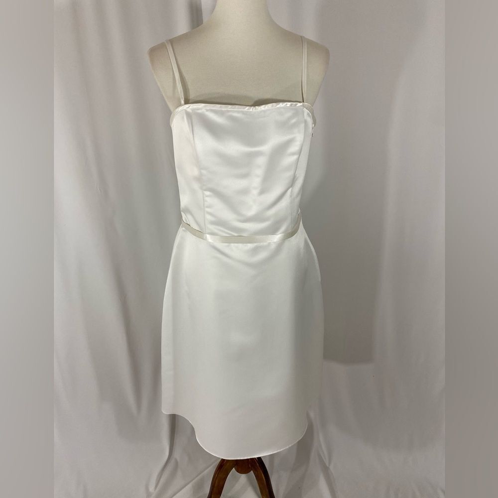 Jessica McClintock For Gunne Sax White Dress